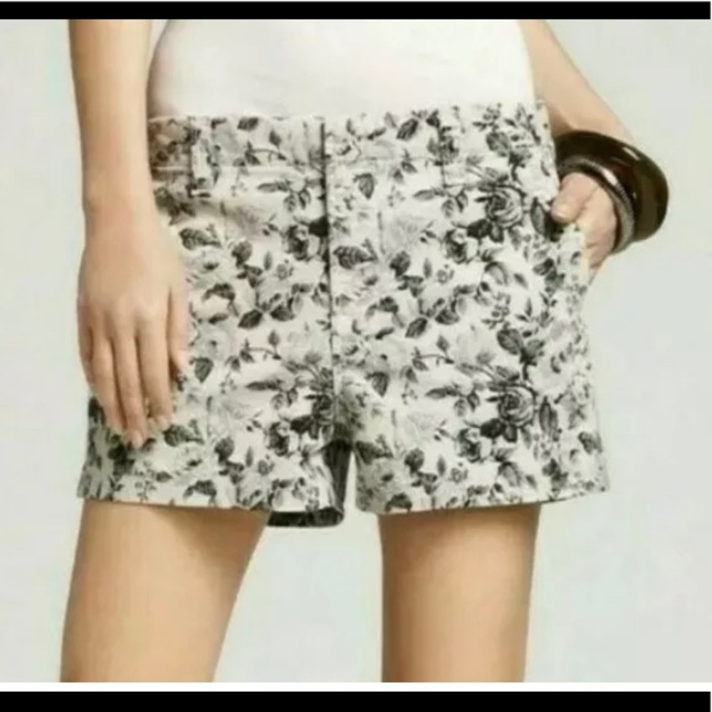 J brand high rise grey floral short size 29